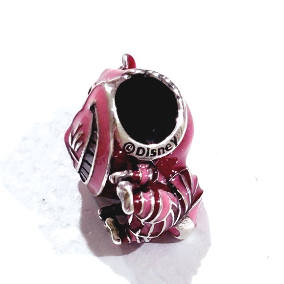 Sterling Silver Pandora Style Disney Alice in Wonderland Cheshire Cat Charm - Picture 6 of 9